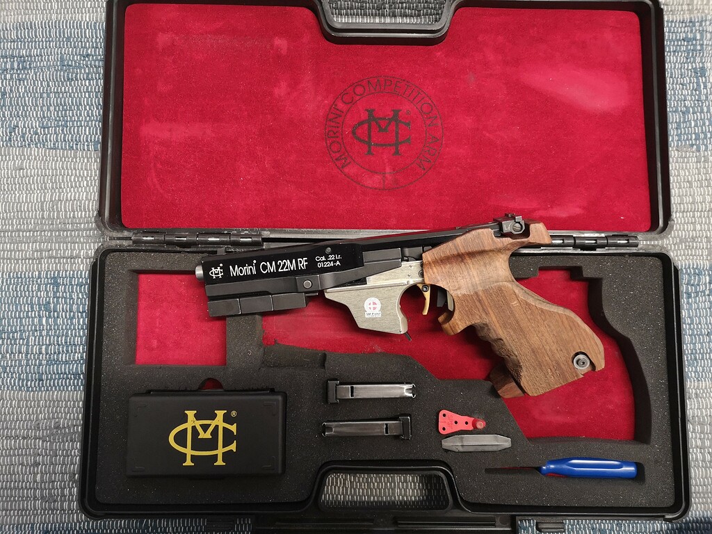 22 pistol Moroni CM22 RF m Elite avtrycket BOKAD Vapen säljes