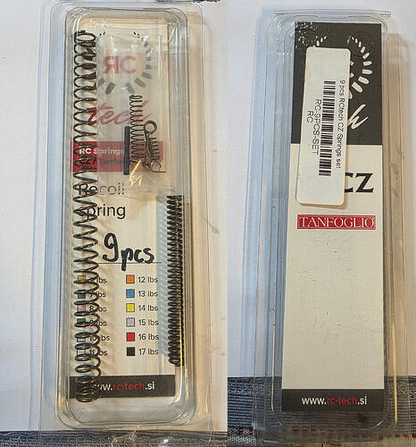 RC-tech spring set 9