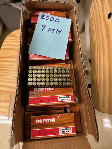 Norma 9 mm hylsor
